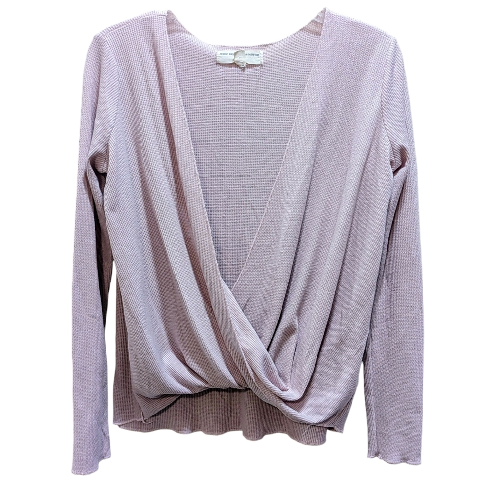 Urban Outfitters Pink Wrap Top Medium